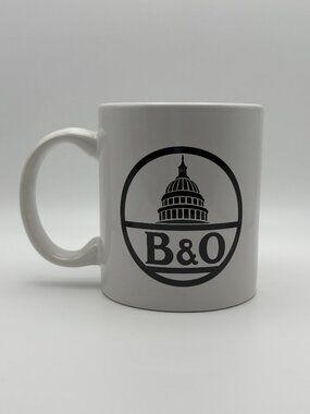 Baltimore & Ohio (B&O) Railroad Monopoly Game Train Coffee Mug (SKU: 009MG)